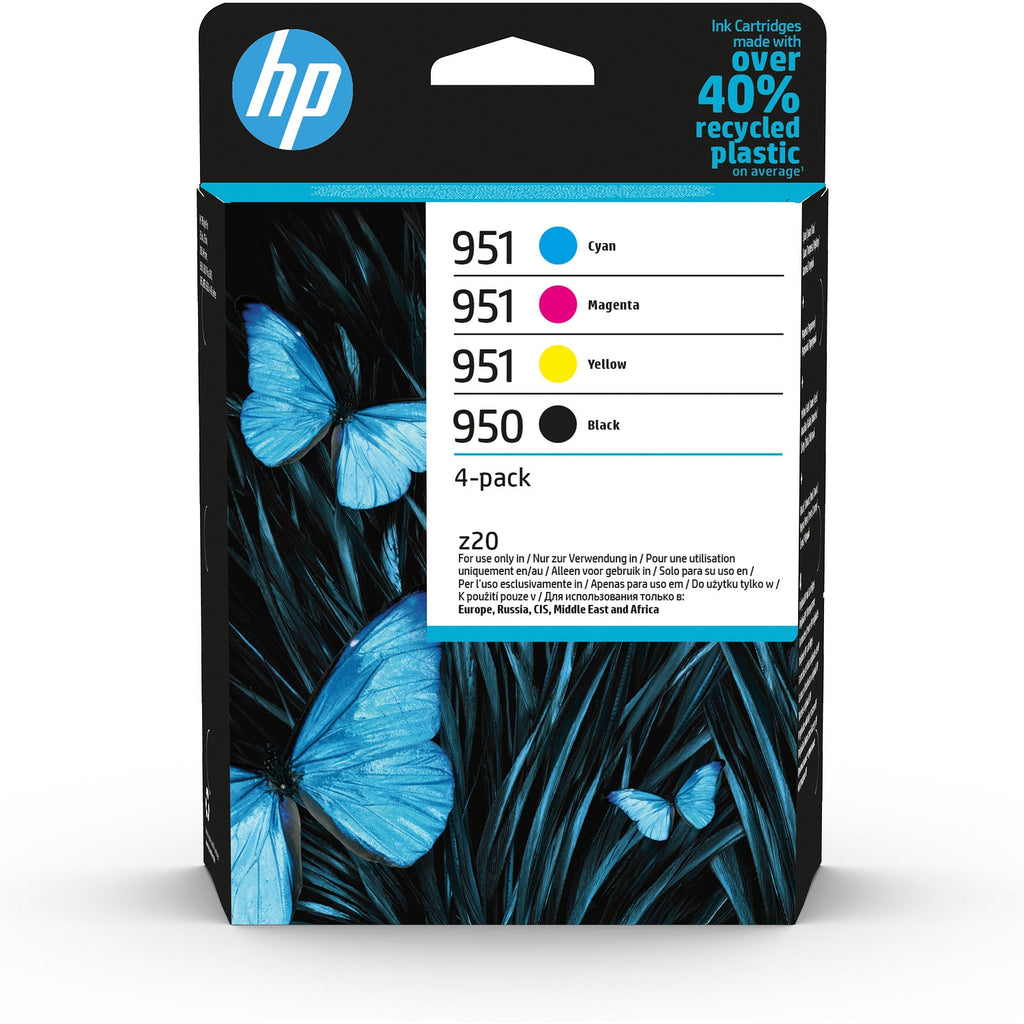 HP Pack de cartouches d'encre d'origine noir + 3 couleurs 950/951