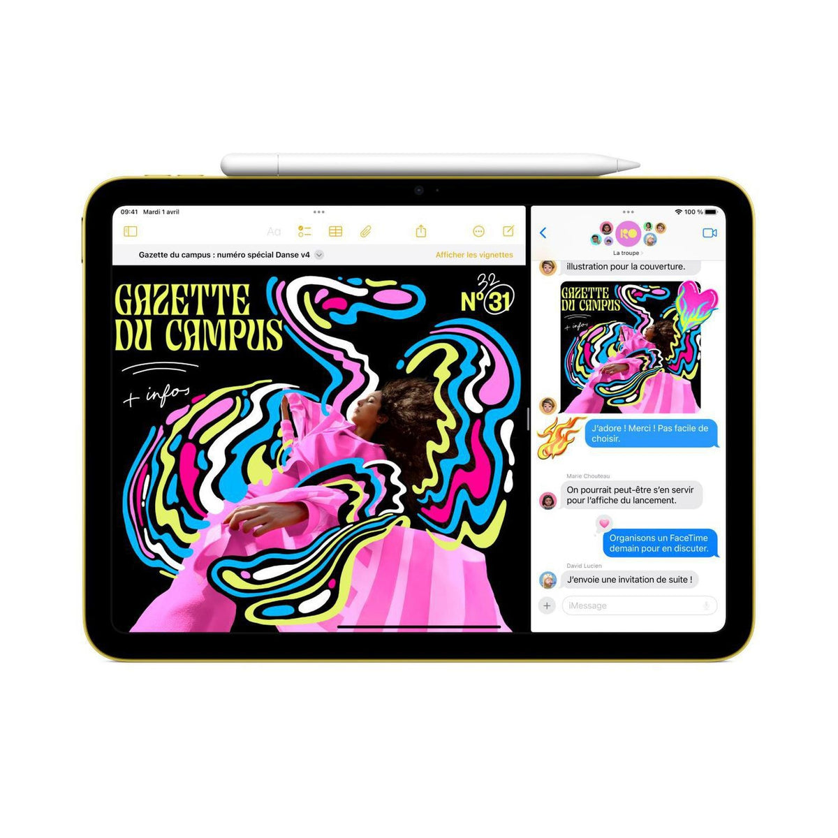 Apple iPad 11'' 128 Go Wi-Fi Argent (MD3Y4TY/A)
