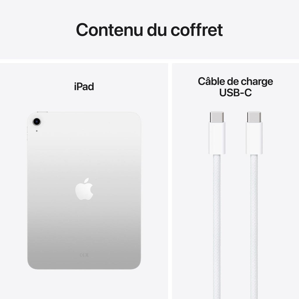 Apple iPad 11'' 128 Go Wi-Fi Argent (MD3Y4TY/A)