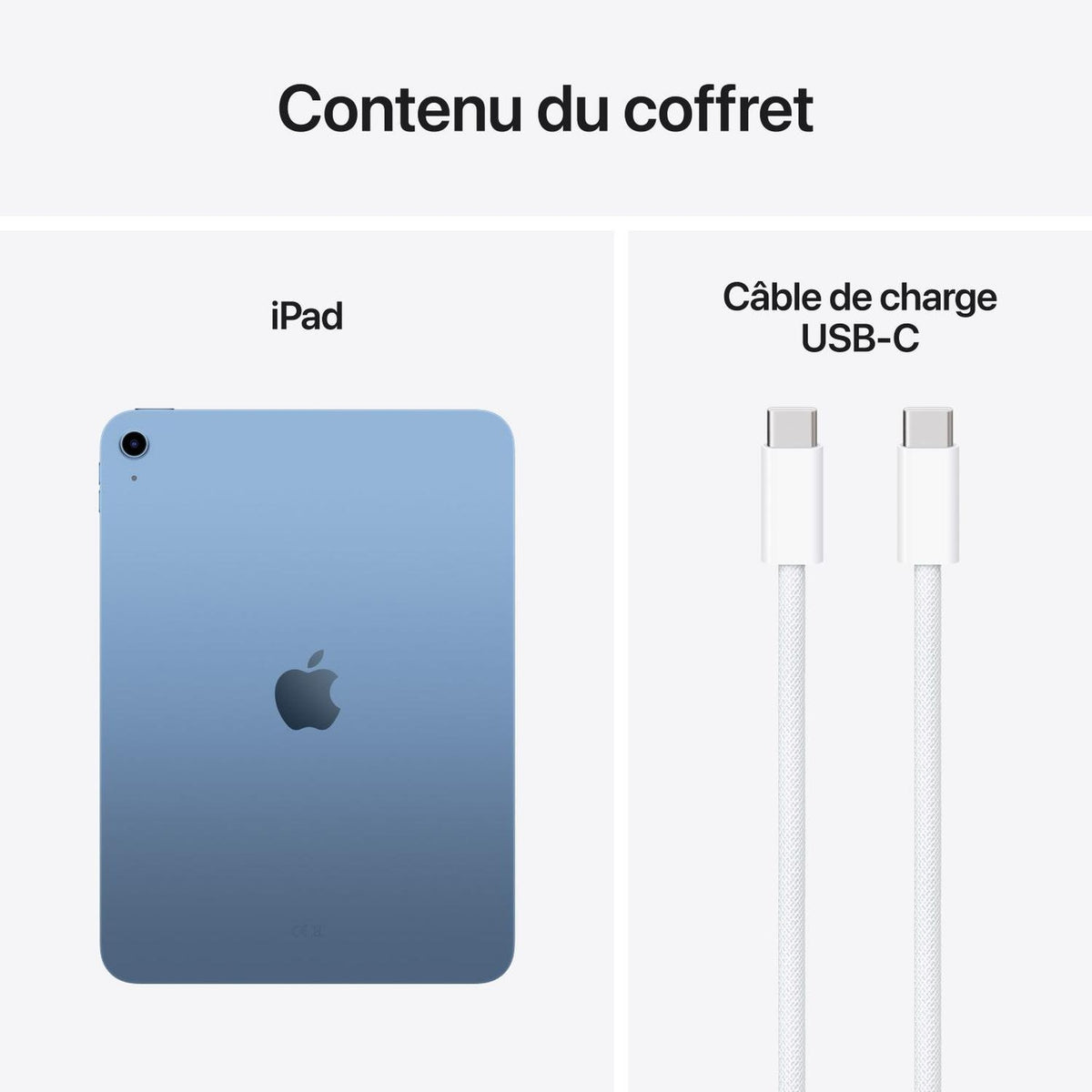 Apple iPad 2025 11'' 128 Go Wi-Fi Bleu (MD4A4TY/A)
