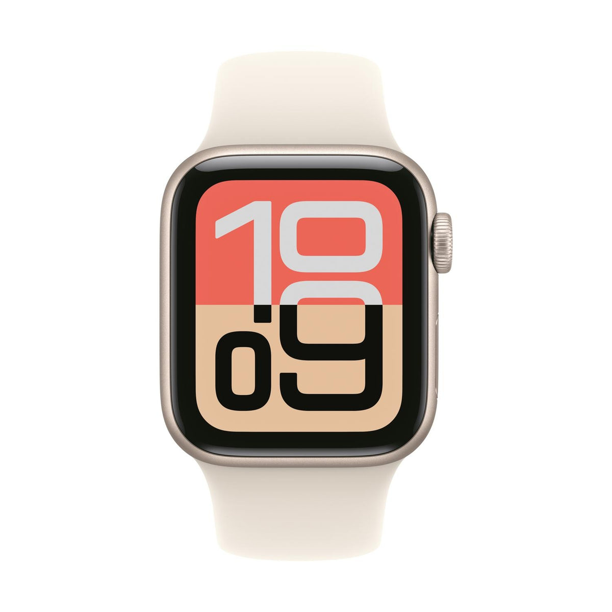 Apple Watch SE 3 GPS 40 mm boîtier blanc / bracelet sport blanc S/M (MEH34ZR/A)