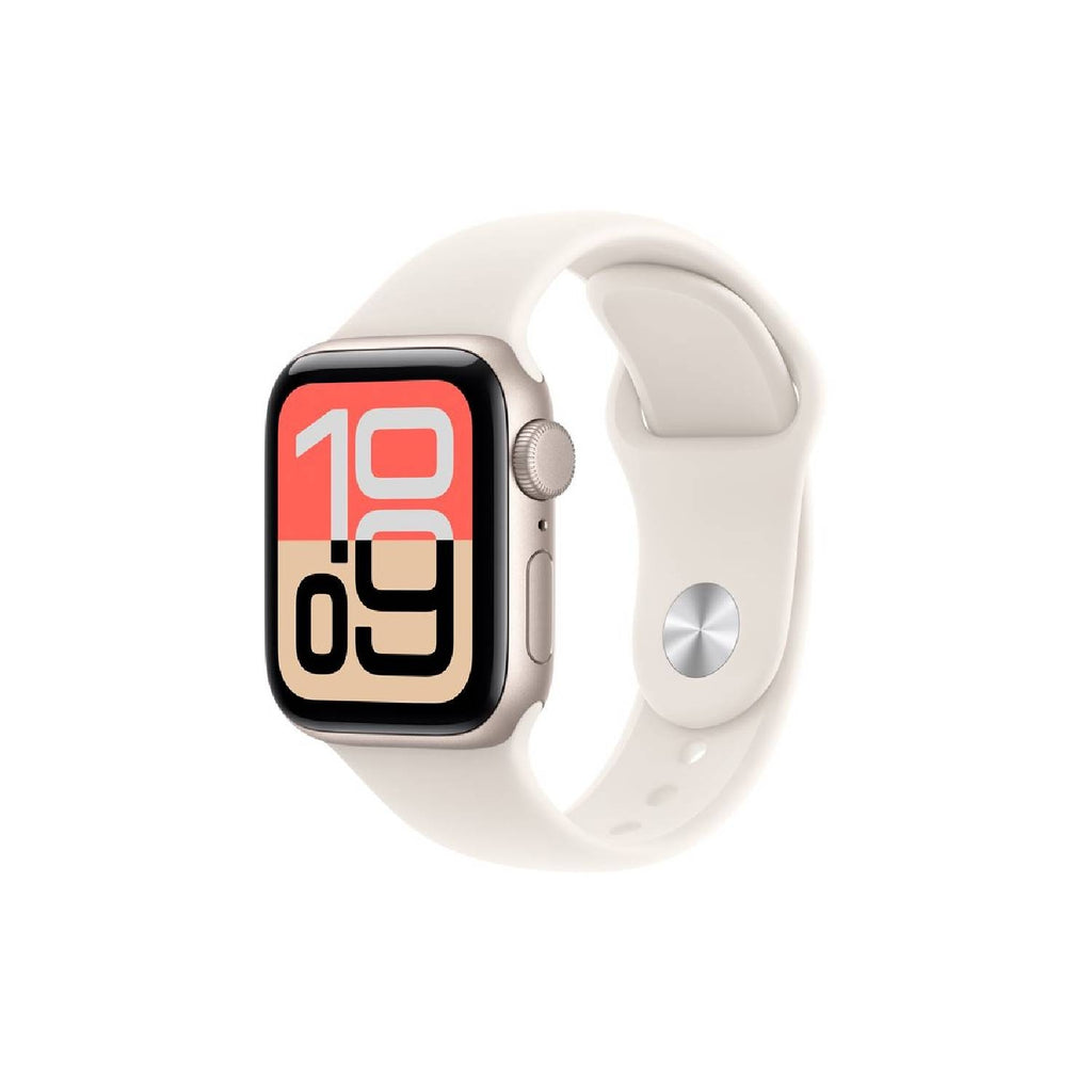 Apple Watch SE 3 GPS 40 mm Boîter Stellaire / bracelet sport Stellaire M/L (MEH54ZR/A)