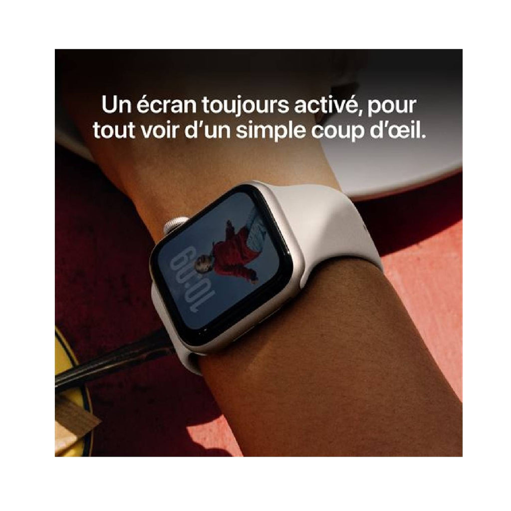 Apple Watch SE 3 GPS 40 mm Boîter Stellaire / bracelet sport Stellaire M/L (MEH54ZR/A)