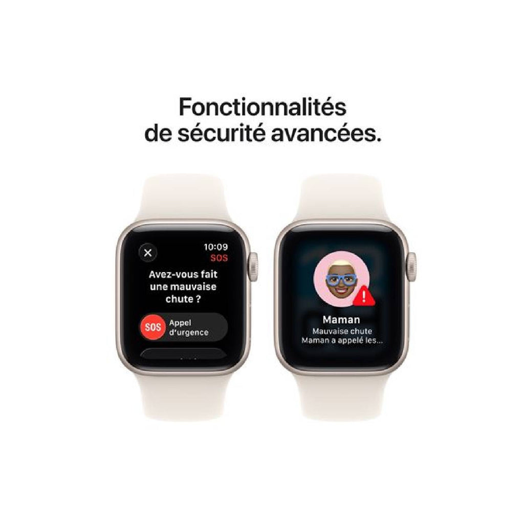 Apple Watch SE 3 GPS 40 mm Boîter Stellaire / bracelet sport Stellaire M/L (MEH54ZR/A)