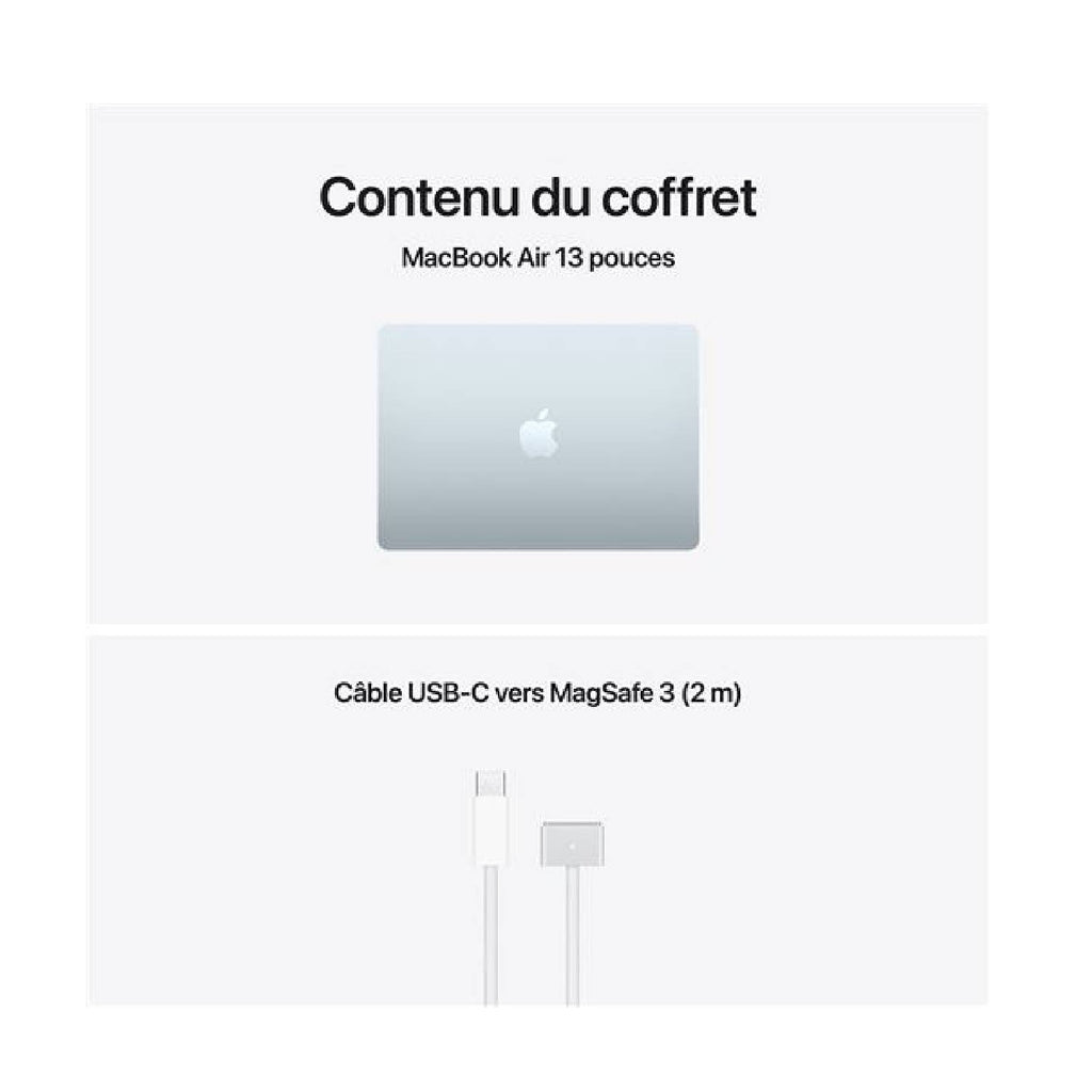 Apple MacBook Air M5 13'' CPU 10 GPU 8 16 Go / 512 Go Bleu ciel (MDHH4FN/A)