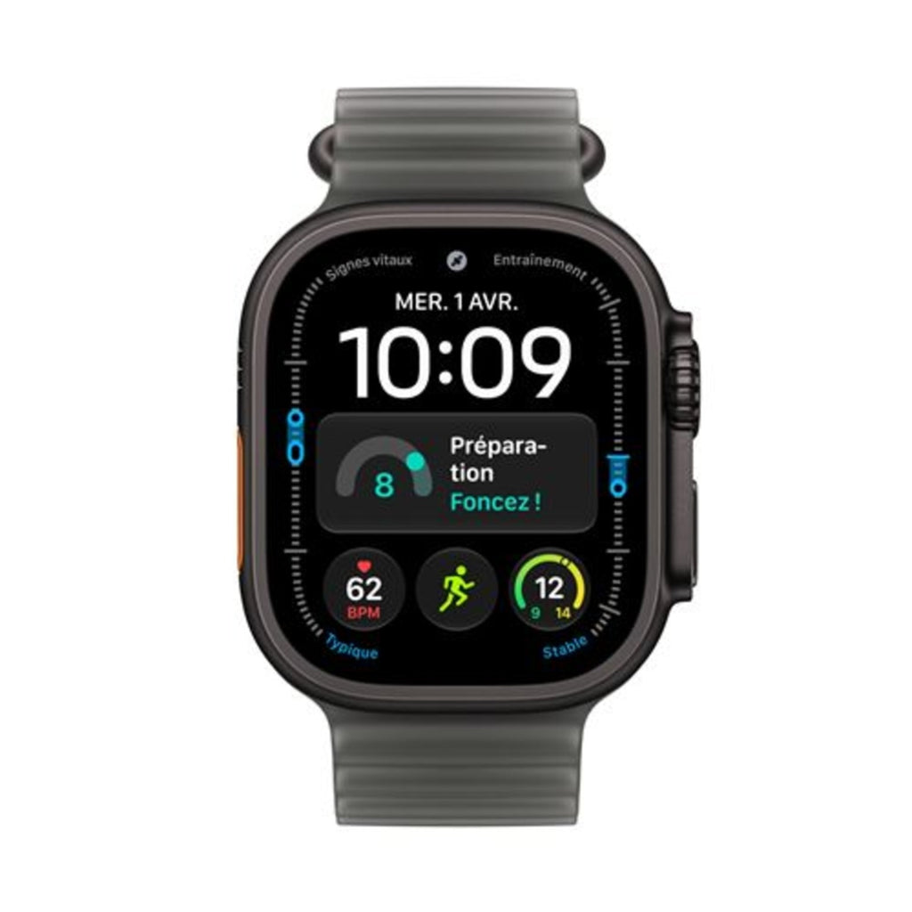 Apple Watch Ultra 4 GPS + Cellular 49 mm Boîtier titane noir (MJAY4QF/A)