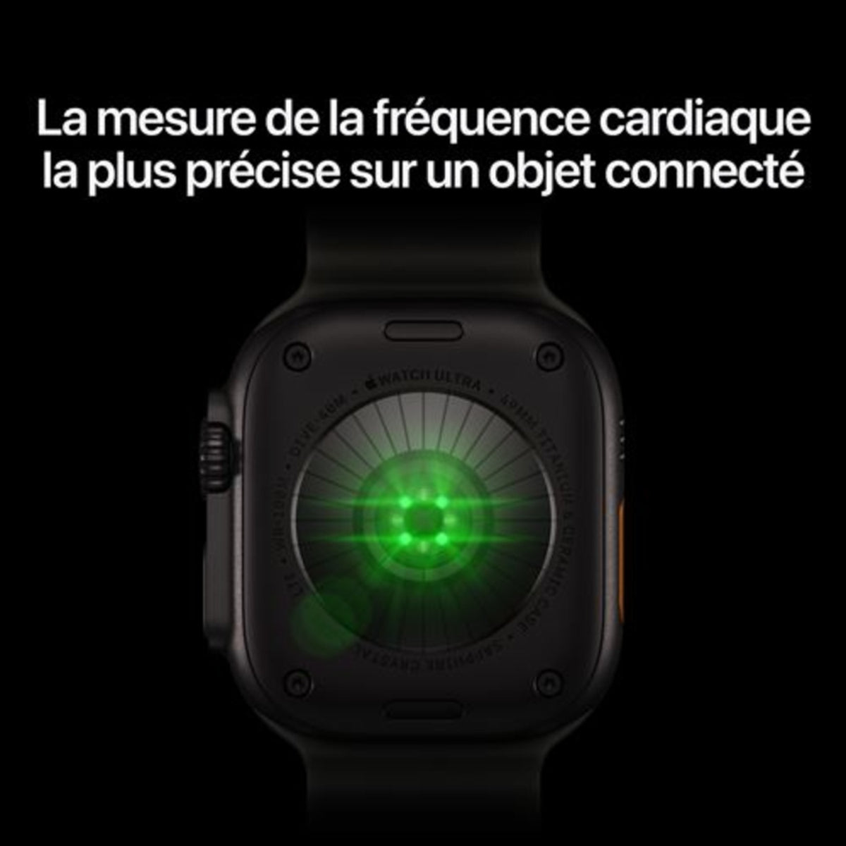 Apple Watch Ultra 4 GPS + Cellular 49 mm Boîtier titane noir (MJAY4QF/A)