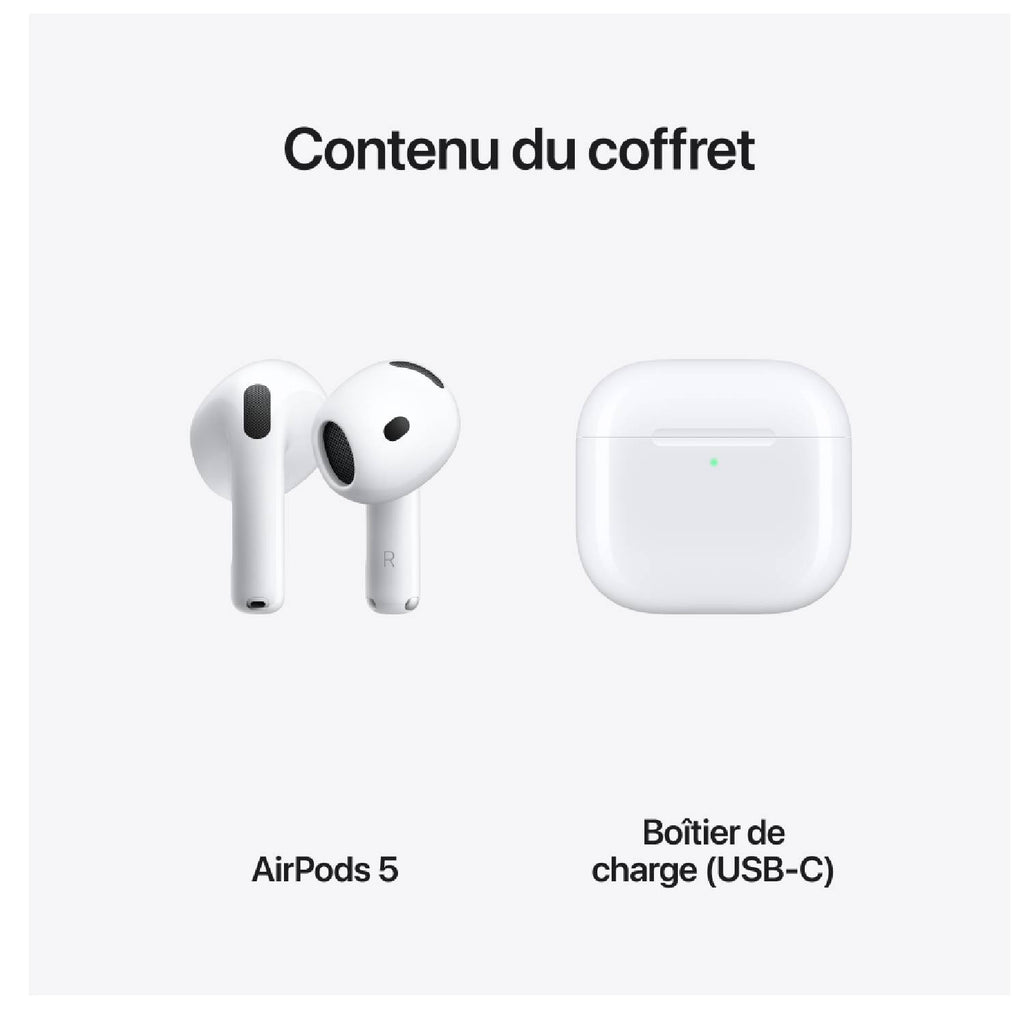 Apple Ecouteurs AirPods 5 (MKFW4ZM/A)