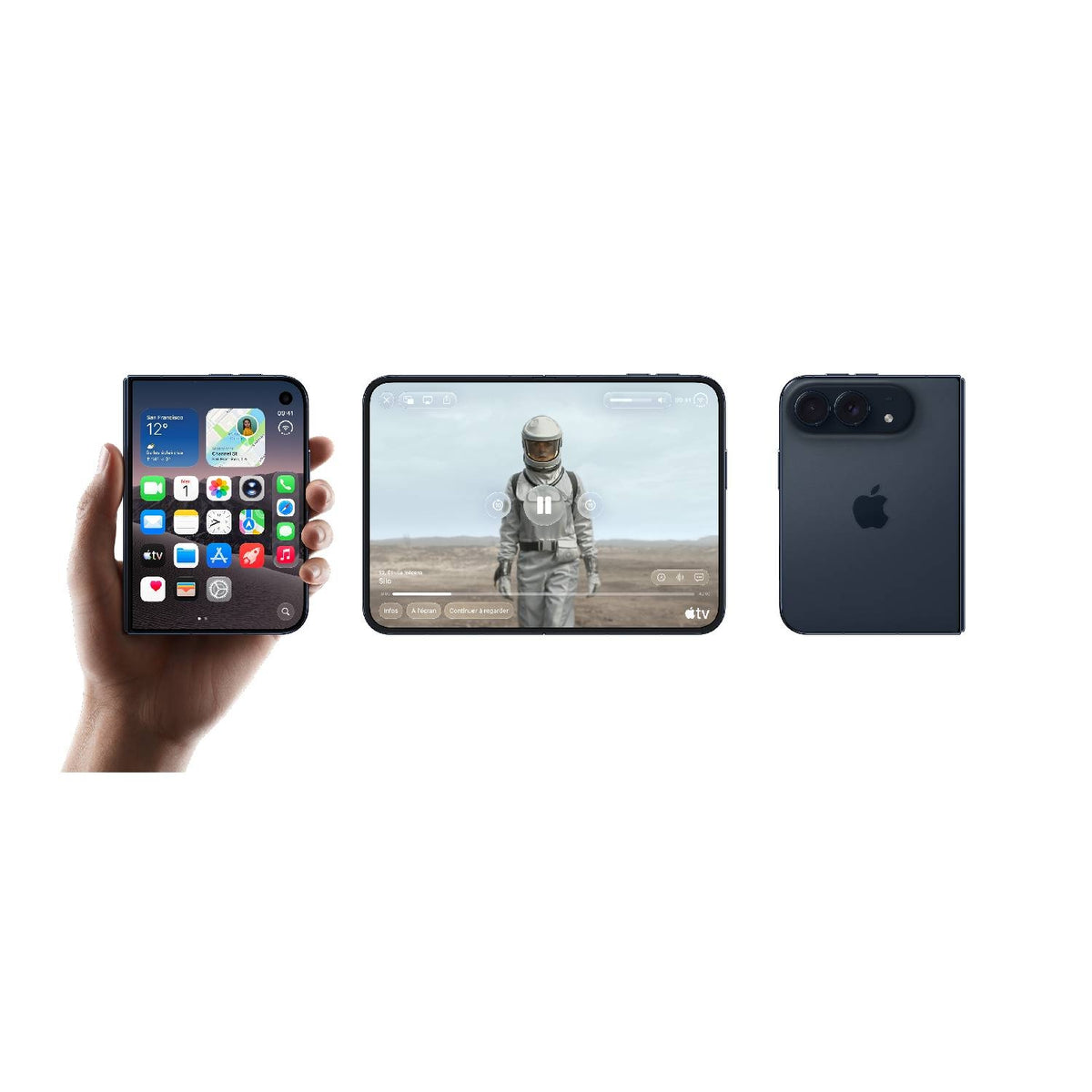Apple iPhone Duo 1 To Ciel nocturne (MK2J4F/A)