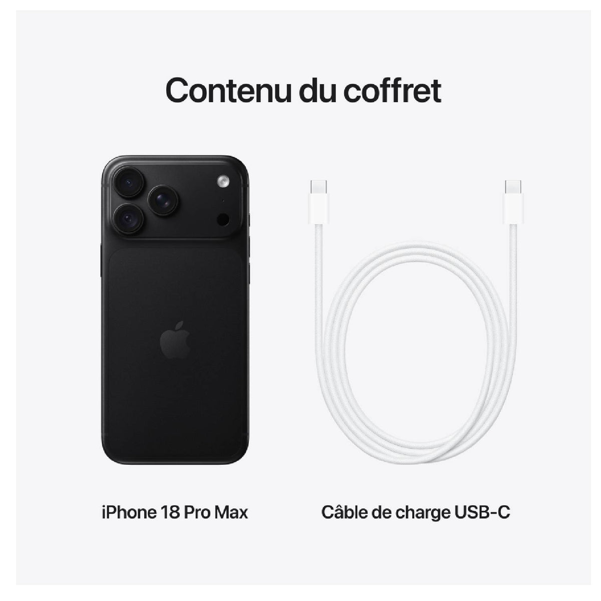 Apple iPhone 18 Pro Max 1 To Noir (MJXX4F/A)