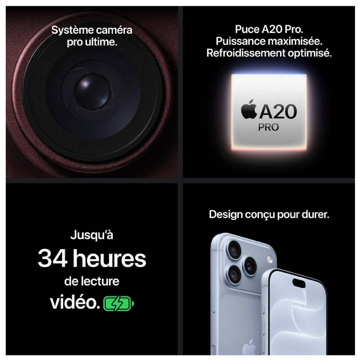 Apple iPhone 18 Pro 512 Go Glacier (MJRX4F/A)