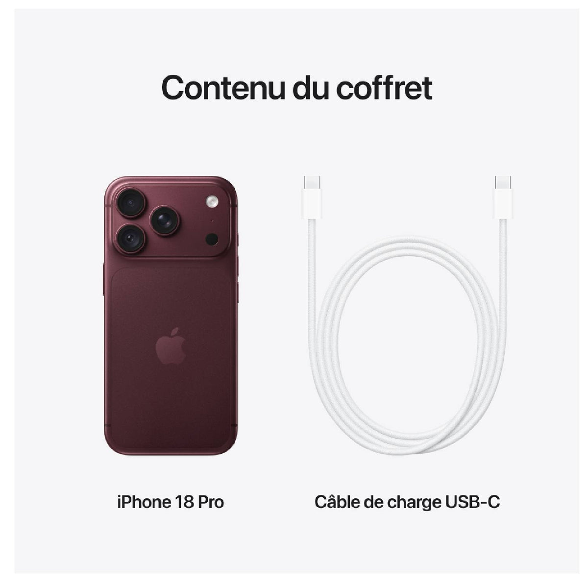 Apple iPhone 18 Pro 1 To Bordeaux (MJT14F/A)