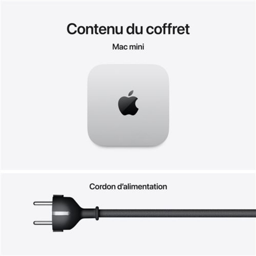Apple Mac Mini M5 Pro 512 Go / 24 Go CPU 15 GPU 16 (MHQN4ZD/A)