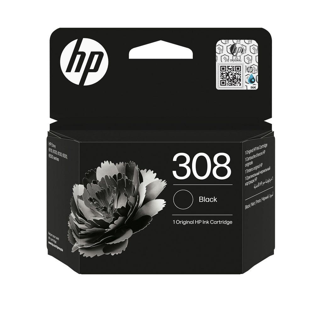 HP Cartouche d'encre d'origine noir 308