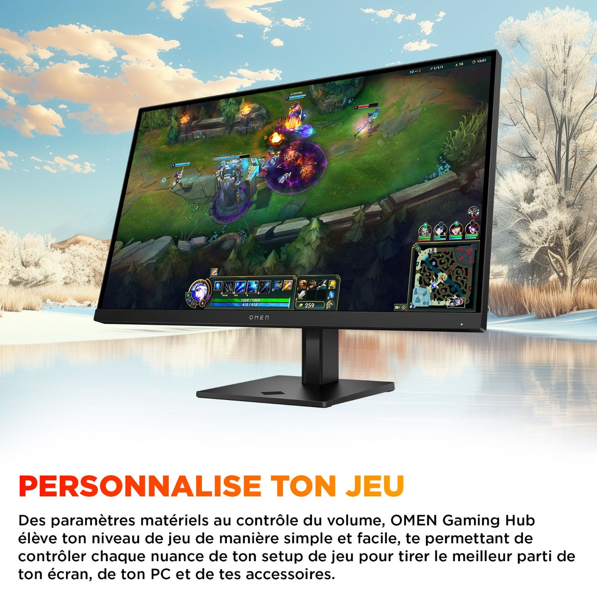 HP Ecran PC gamer 27'' Omen 27 G2