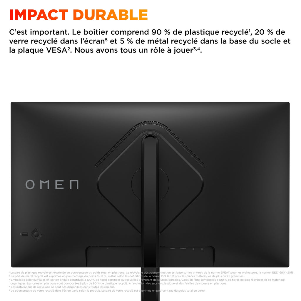 HP Ecran PC gamer 27'' Omen 27 G2