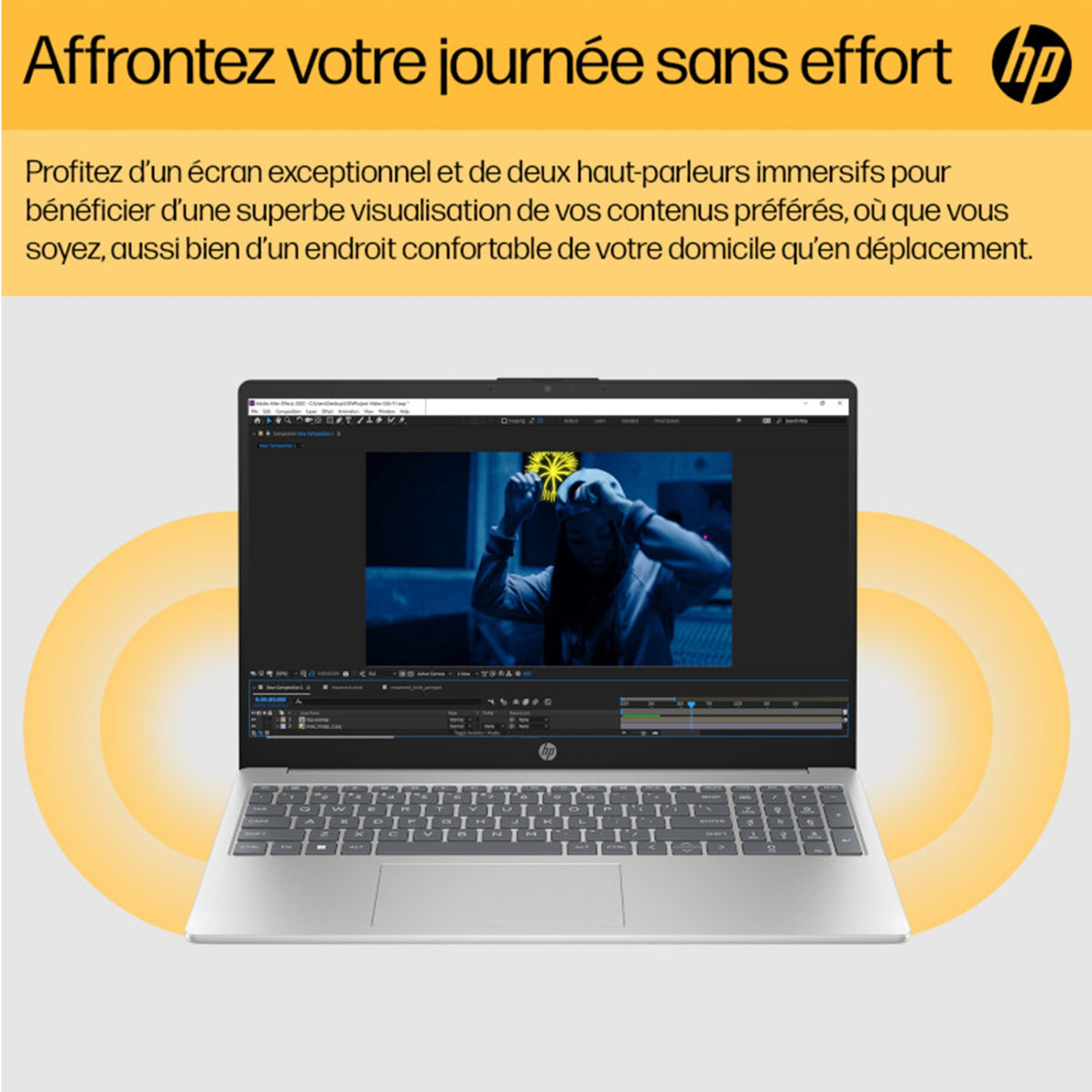HP PC portable 15,6 AMD Ryzen 7 B7HP6EA