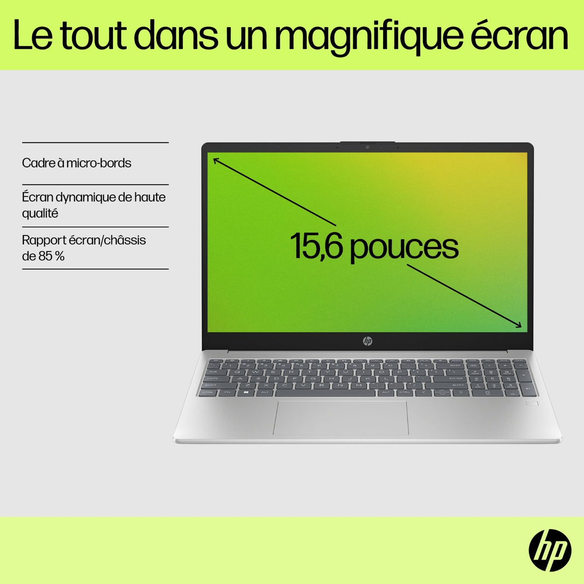 HP PC portable 15,6'' Core i5 15-FD0116NF