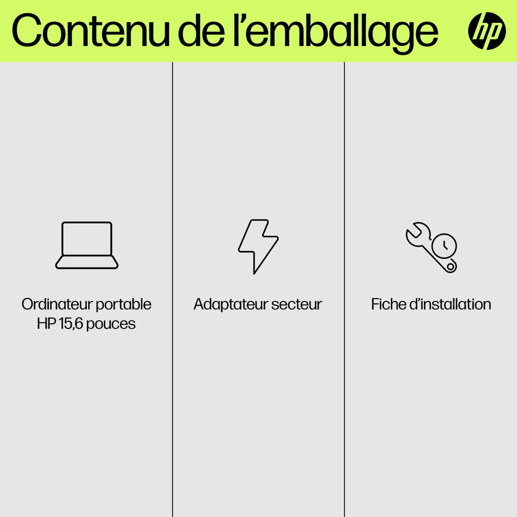 HP PC portable 15,6'' Core i5 15-FD0116NF
