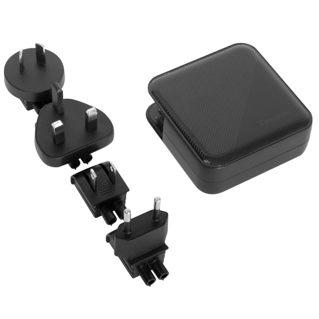 Targus APA109GL Chargeur Universel Secteur Charge Rapide, 2 Ports USB-A et 2 Ports USB-C, Noir