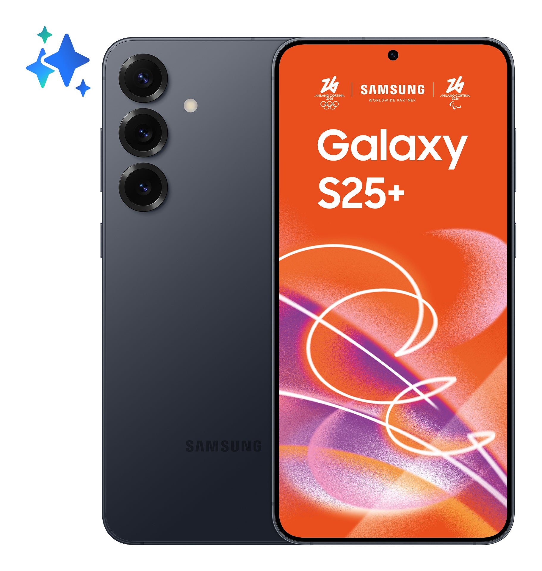 Samsung Samsung Galaxy S25+ SM-S936B/DS 17 cm (6.7") Double SIM Android 15 5G USB Type-C 12 Go 256 Go 4900 mAh Noir