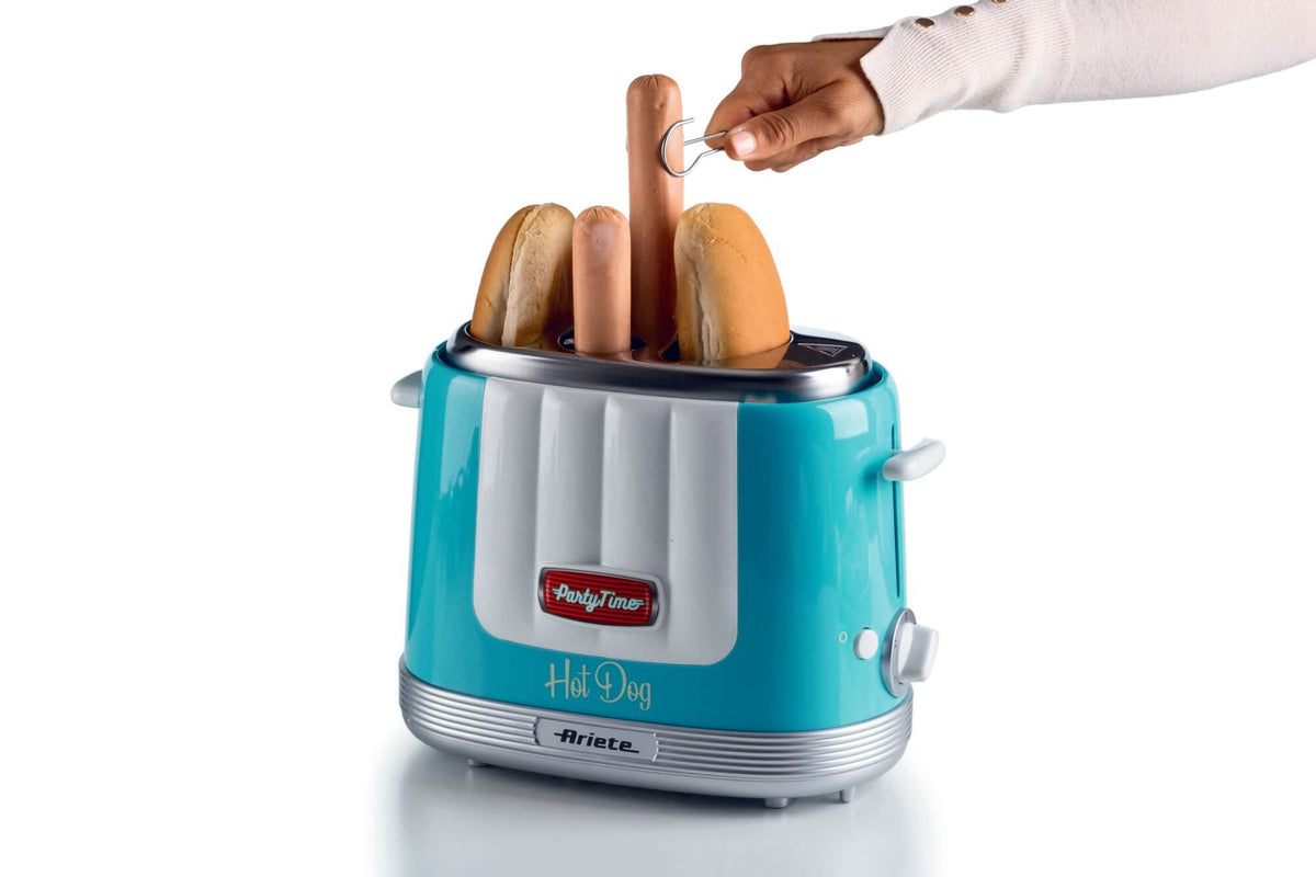 Ariete 0206/01 Gril pour hot dog 650 W Bleu clair