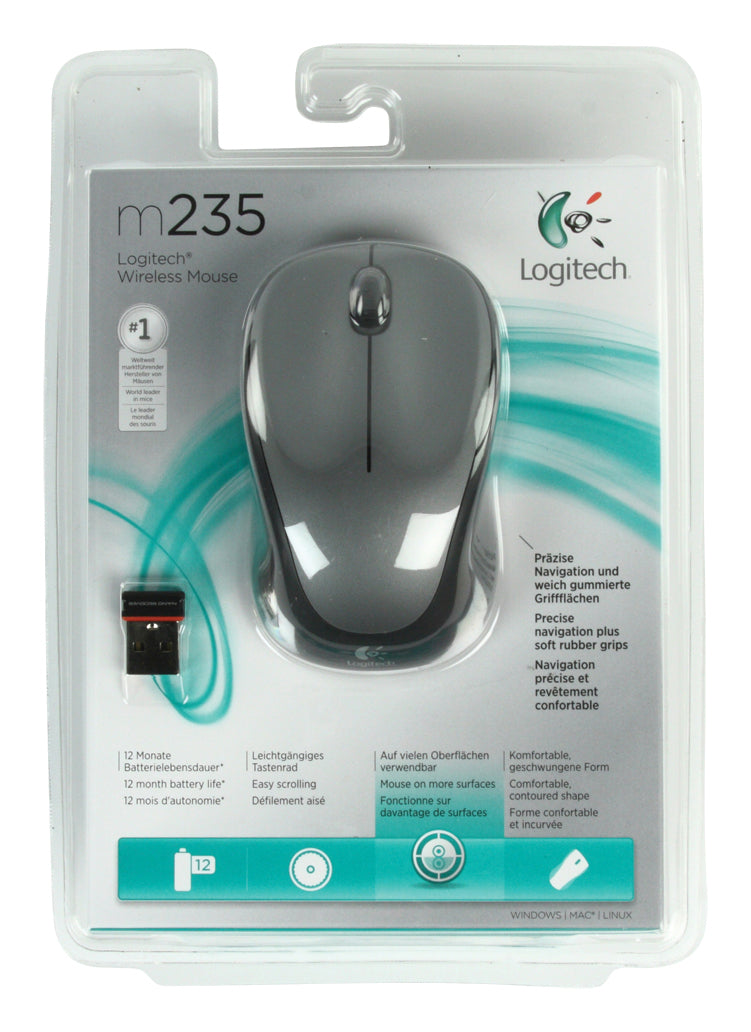 Logitech M235 Optisk Sort
