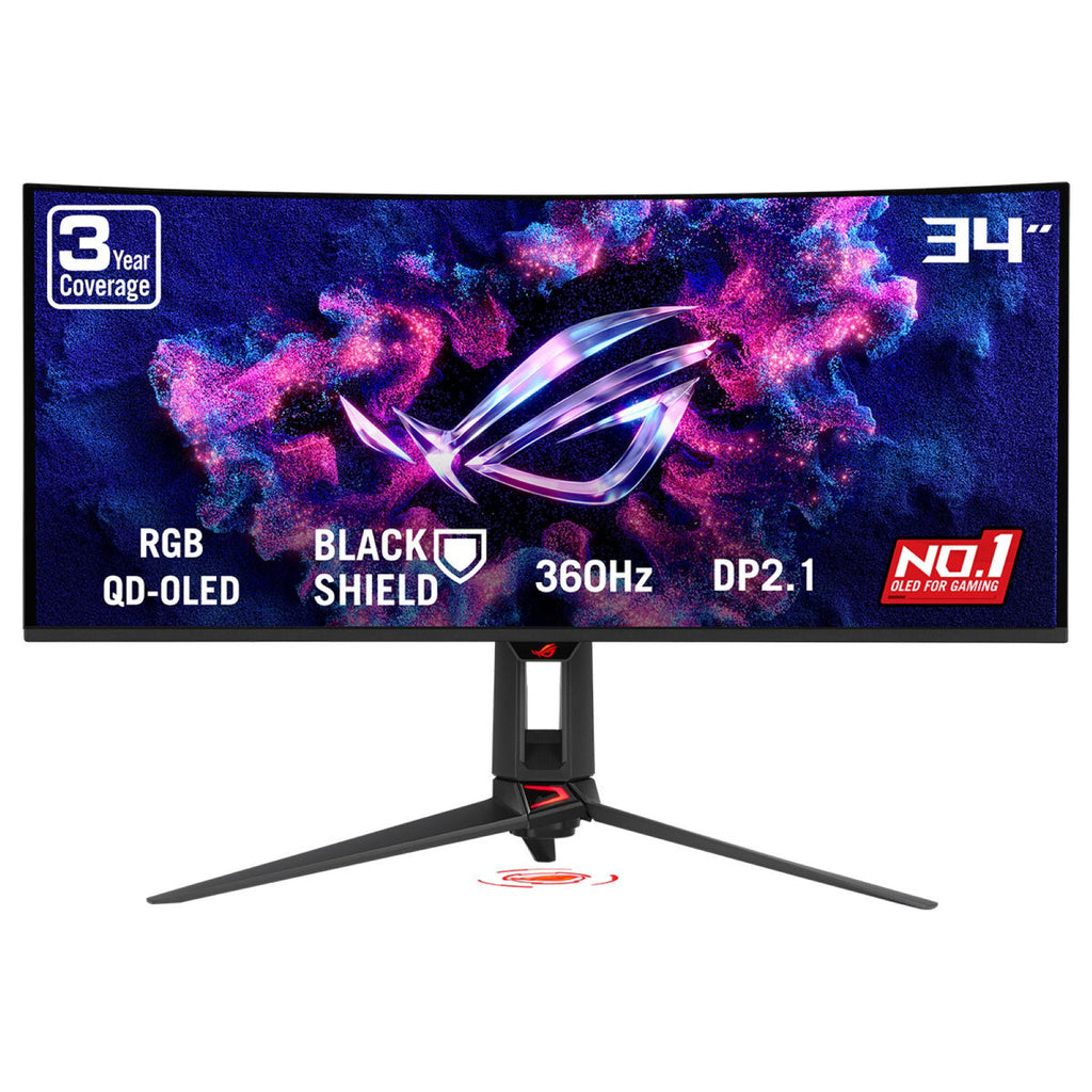 ASUS ROG Swift OLED PG34WCDN écran plat de PC 86,4 cm (34") 3440 x 1440 pixels Wide Quad HD QD-OLED Noir