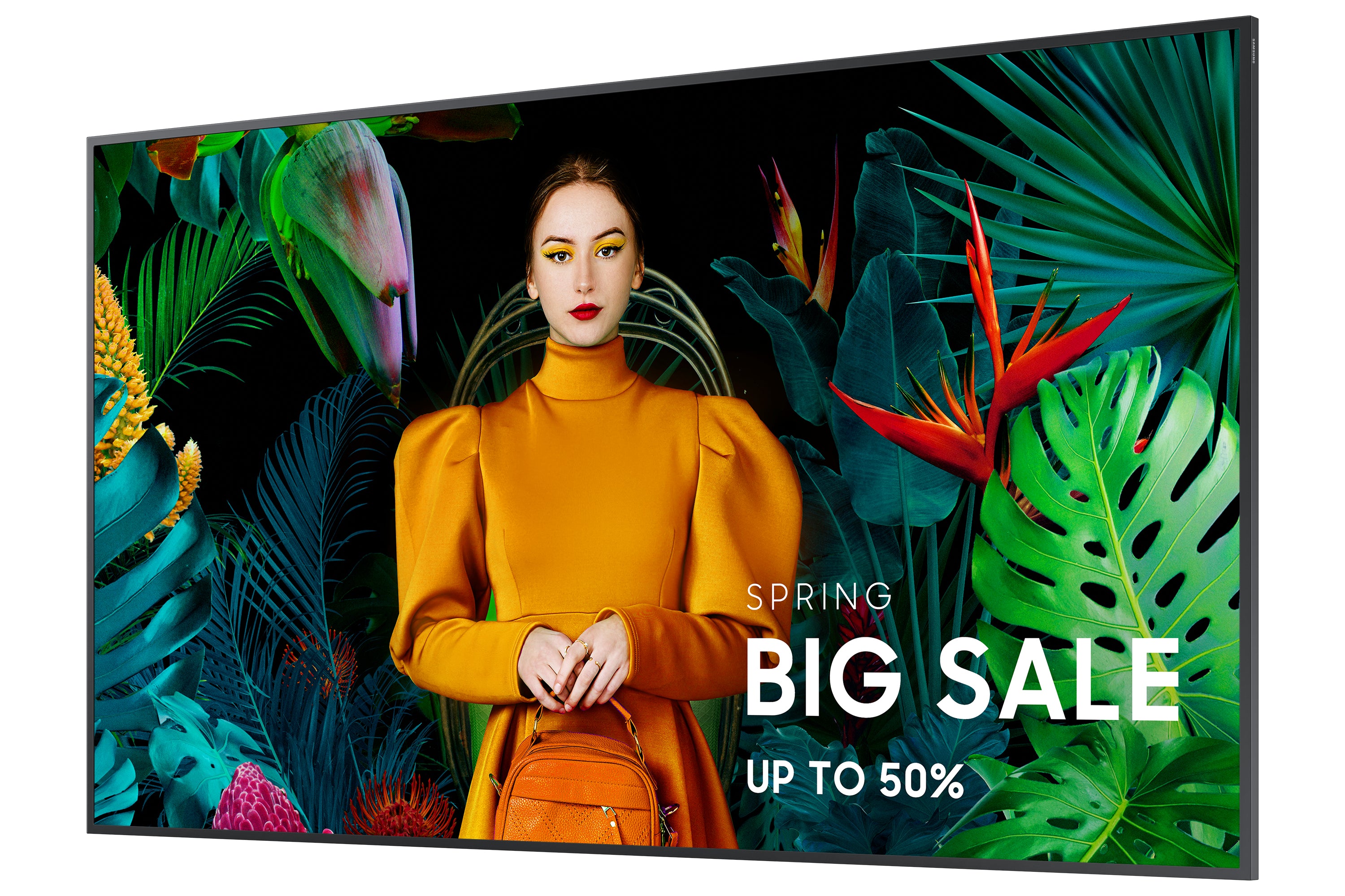 Samsung Samsung QB85C Écran plat de signalisation numérique 2,16 m (85") LCD Wifi 350 cd/m² 4K Ultra HD Noir Intégré dans le processeur Tizen 16/7