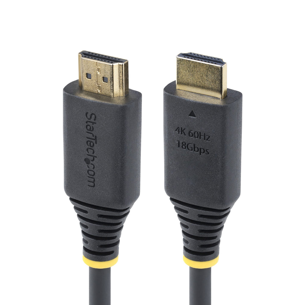 StarTech.com Câble HDMI 2.0 Haute Vitesse 30cm Certifié Premium 4K 60Hz HDR10