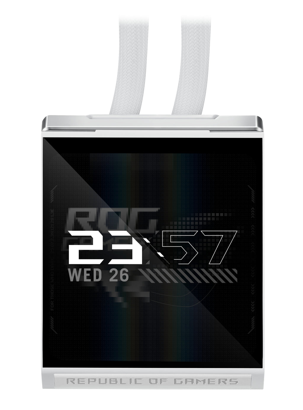 ASUS ROG STRIX SLC IV 360 ARGB LCD WHT Processeur Refroidisseur de liquide tout-en-un 12 cm Blanc 1 pièce(s)