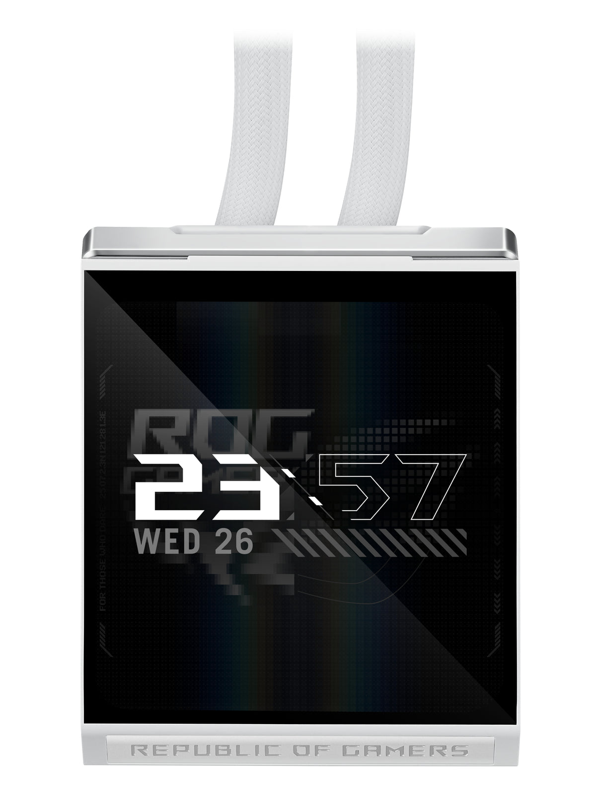 ASUS ROG STRIX SLC IV 360 ARGB LCD WHT Processeur Refroidisseur de liquide tout-en-un 12 cm Blanc 1 pièce(s)