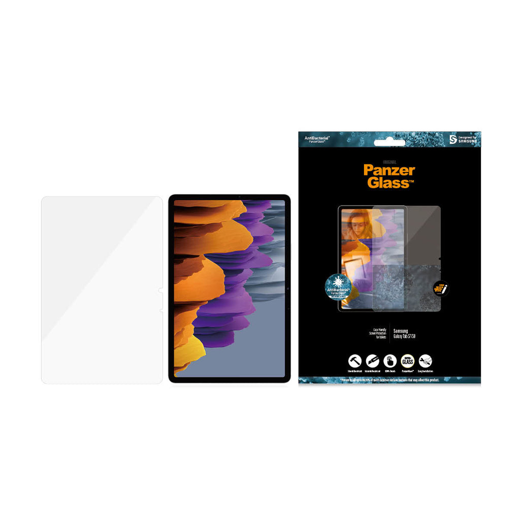 PanzerGlass Protection d'Écran en Verre Trempé pour Samsung Galaxy Tab S7 et S8, Transparent