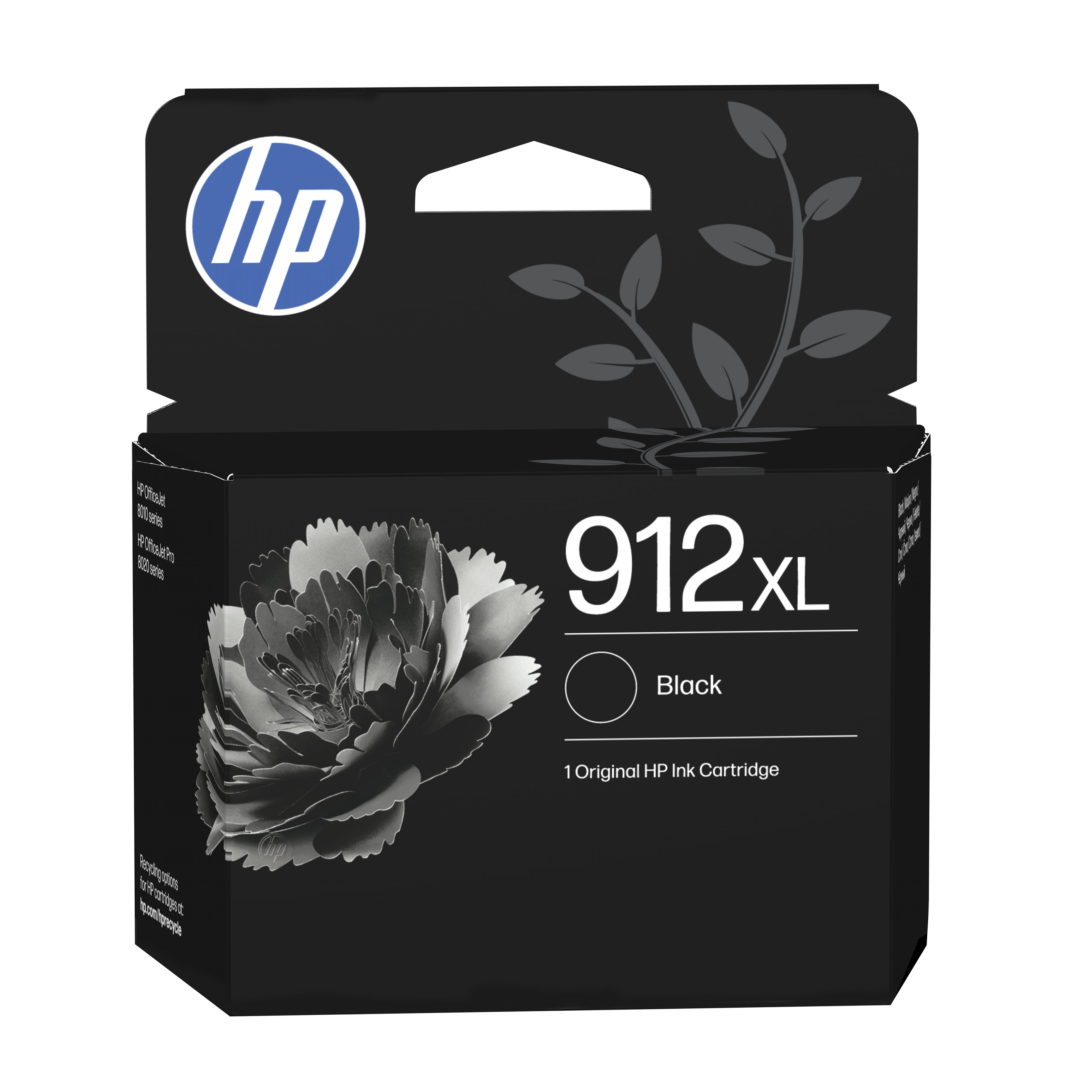 HP 912XL Cartouche d'encre noire authentique, grande capacité