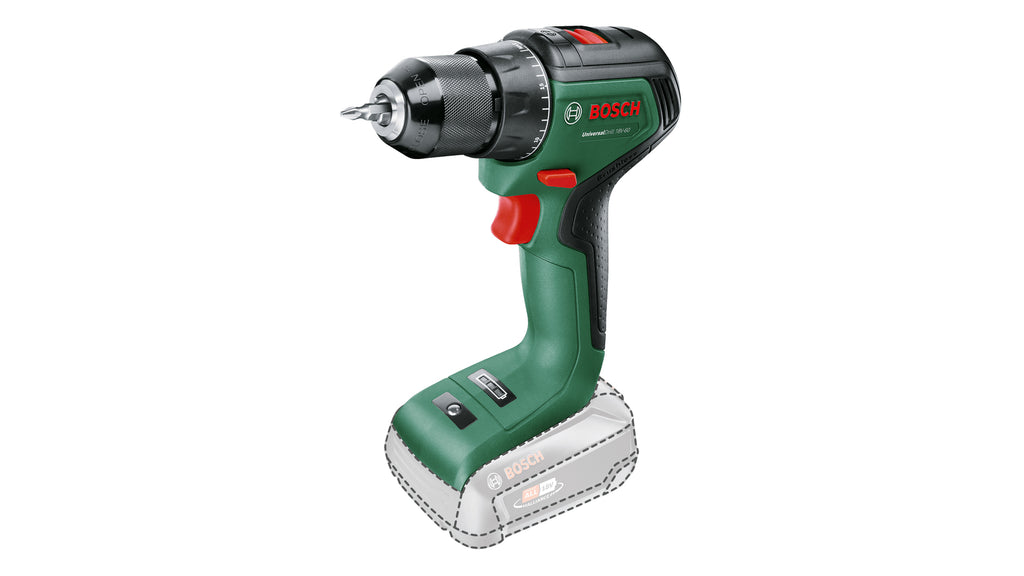 Bosch Bosch Universal Drill 18V-60 1900 tr/min Sans clé 1,3 kg Noir, Vert