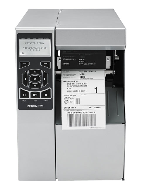 Zebra ZT510 imprimante pour étiquettes Transfert thermique 300 x 300 DPI 305 mm/sec Ethernet/LAN Bluetooth - vue 2