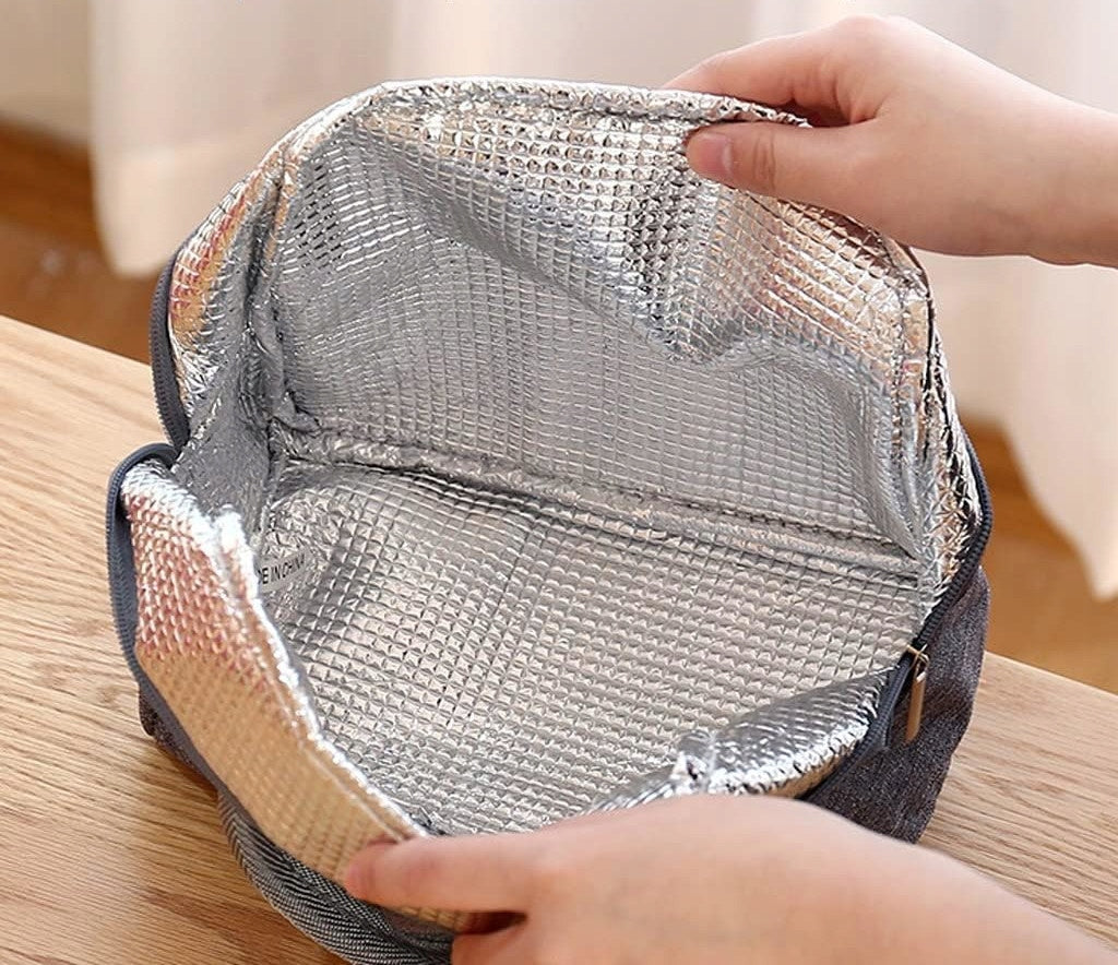 TORBA TERMICZNA ŚNIADANIOWA IZOLACYJNA NA JEDZENIE PIKNIK PLAŻĘ LUNCH BOX