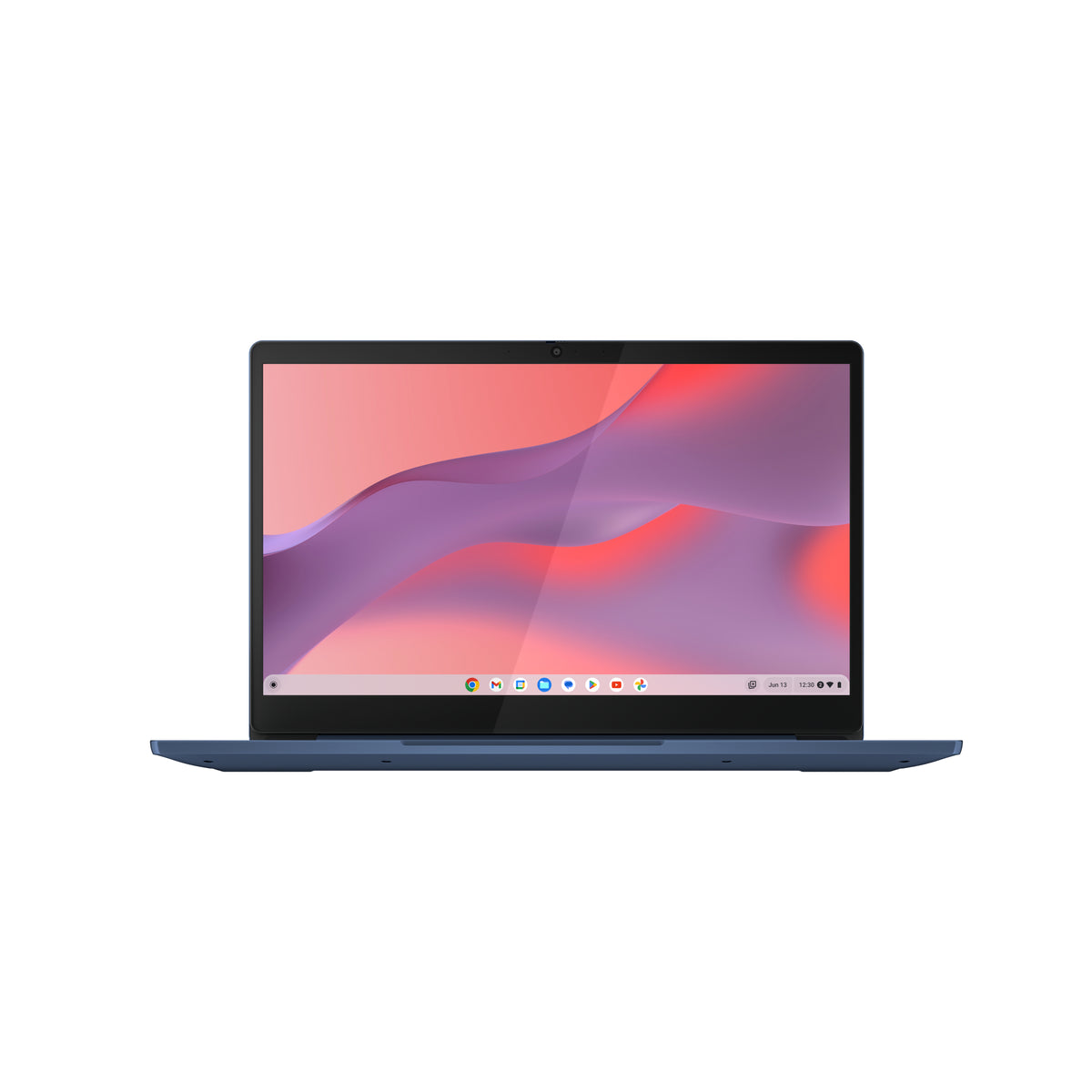 Lenovo IdeaPad Slim 3 Chrome 14M868 MediaTek Kompanio 520 Chromebook 35,6 cm (14") Full HD 4 Go LPDDR4x-SDRAM 64 Go eMMC Wi-Fi 6 (802.11ax) ChromeOS Bleu Allemand - vue 2