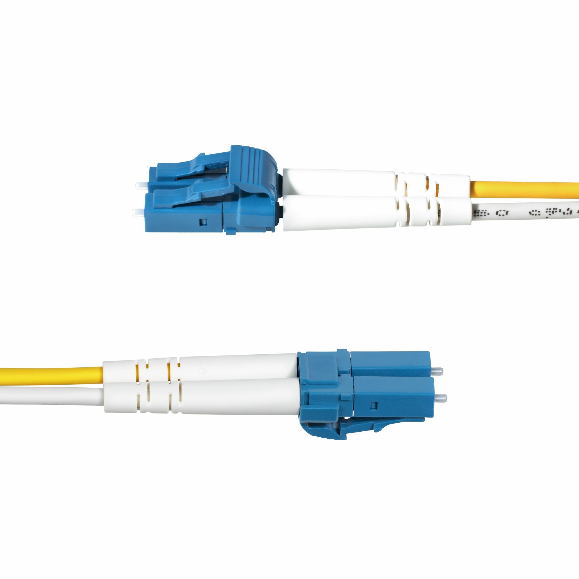 StarTech.com Câble Fibre Optique de 2m Duplex Monomode LC à LC (UPC) OS2, 9/125µm, 100G, Cordon Fibre Optique, Insensible à la Courbure, Faible Perte d'Insertion, Cordon Patch Fibre LSZH