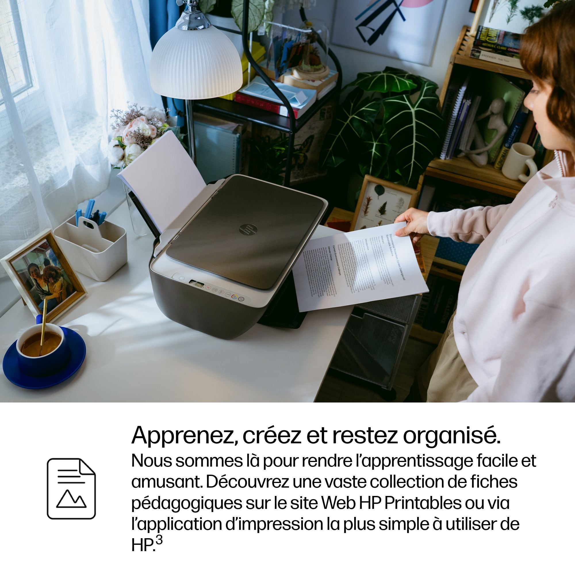 HP DeskJet 2910 Sans fil All-in-One Couleur Imprimante, Instant Ink