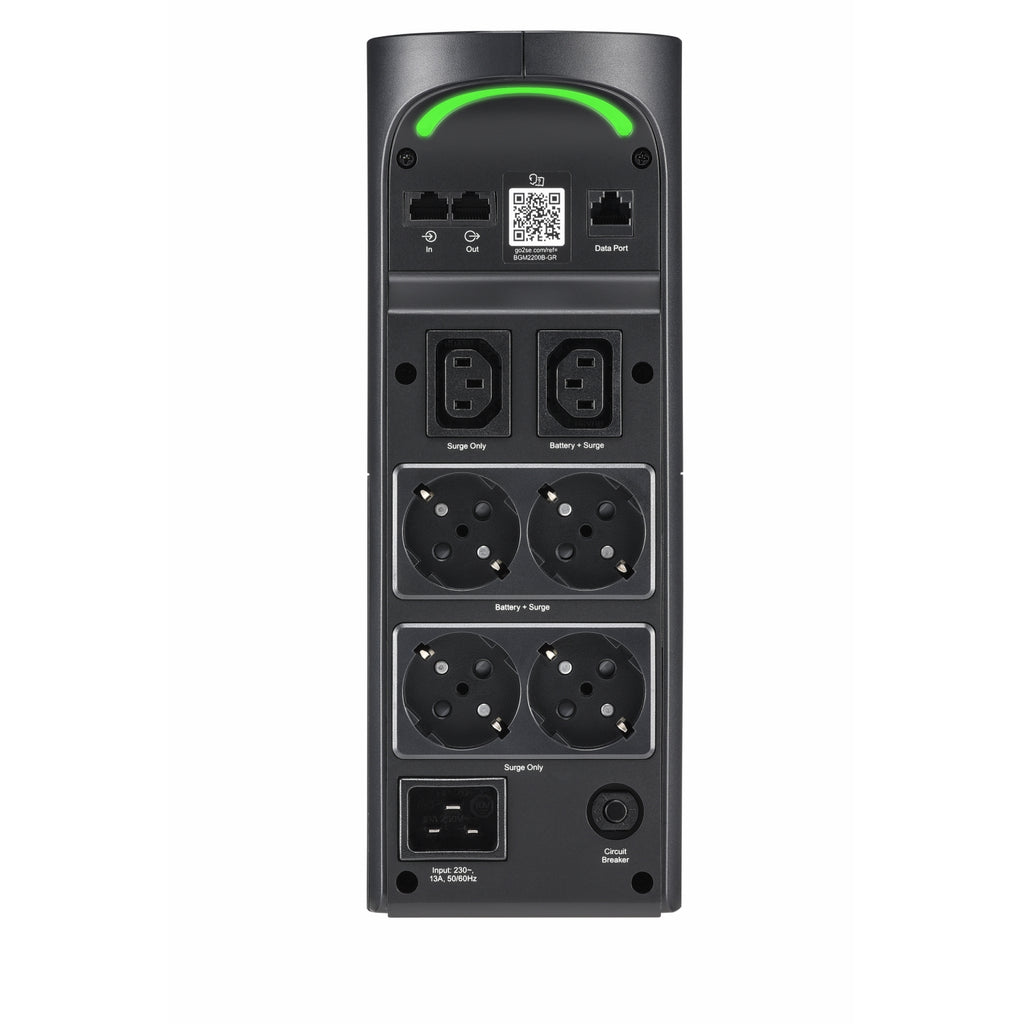APC Back-UPS Pro BGM2200B-GR 2200VA/1320W, 4 prises Schuko, 2 prises C13, 3 ports USB