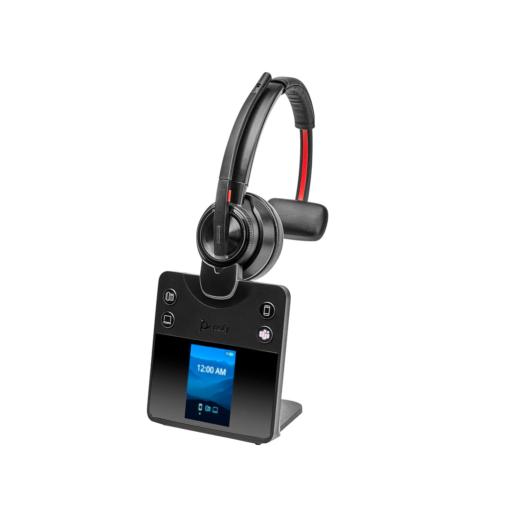 HP Poly Micro-casque Poly Savi 8410 Office monaural DECT 1 880-1 900 MHz certifié Microsoft Teams