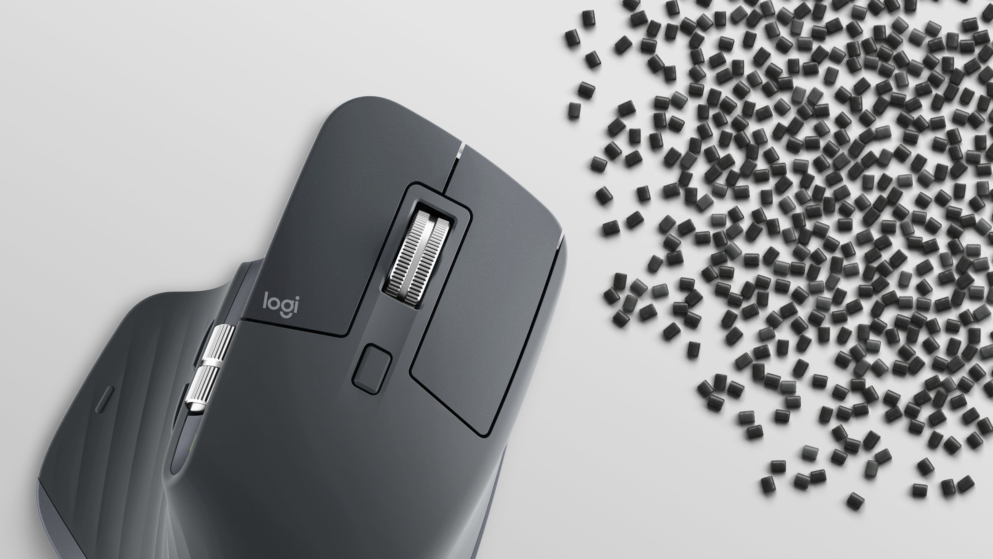 Logitech MX Master 3S, ratón inalámbrico de alto rendimiento con desplazamiento ultrarrápido, Ergo, 8000 DPI, seguimiento sobre cristal, clics discretos, Bluetooth, Windows, Linux y Chrome