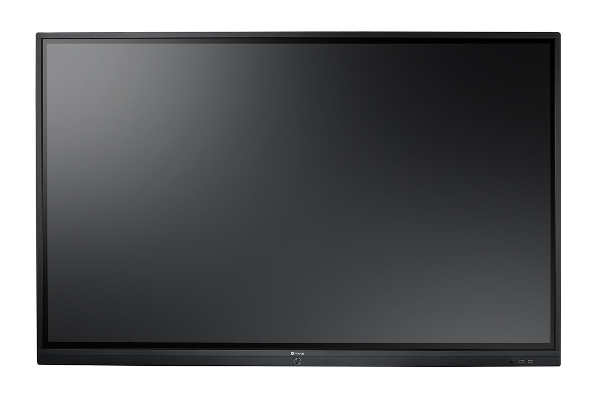 AG Neovo IFP-7502 Écran plat interactif 189,2 cm (74.5") LCD Wifi 350 cd/m² 4K Ultra HD Noir Écran tactile Intégré dans 