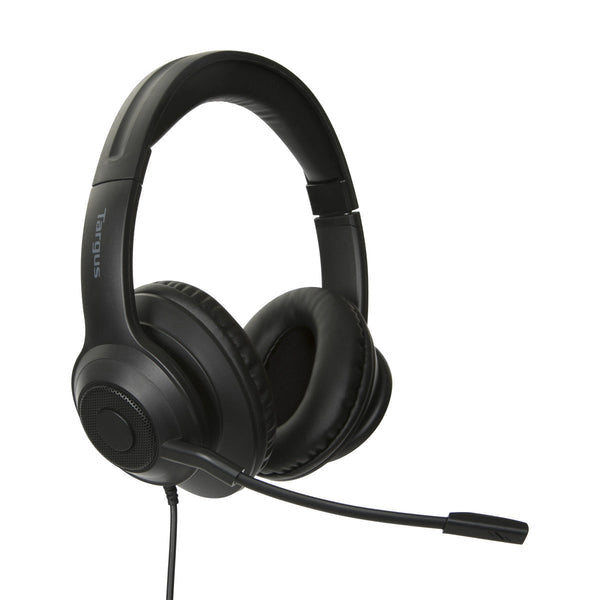 Targus AEH102GL casque Avec fil Arceau Appels/Musique USB Type-A Noir - vue 6