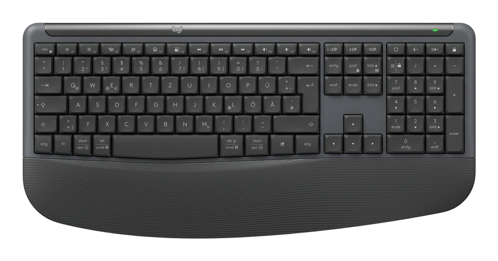 Logitech Signature Comfort Plus Combo MK880 for Business Sæt med mus og tastatur Pressestempel Trådløs Tysk