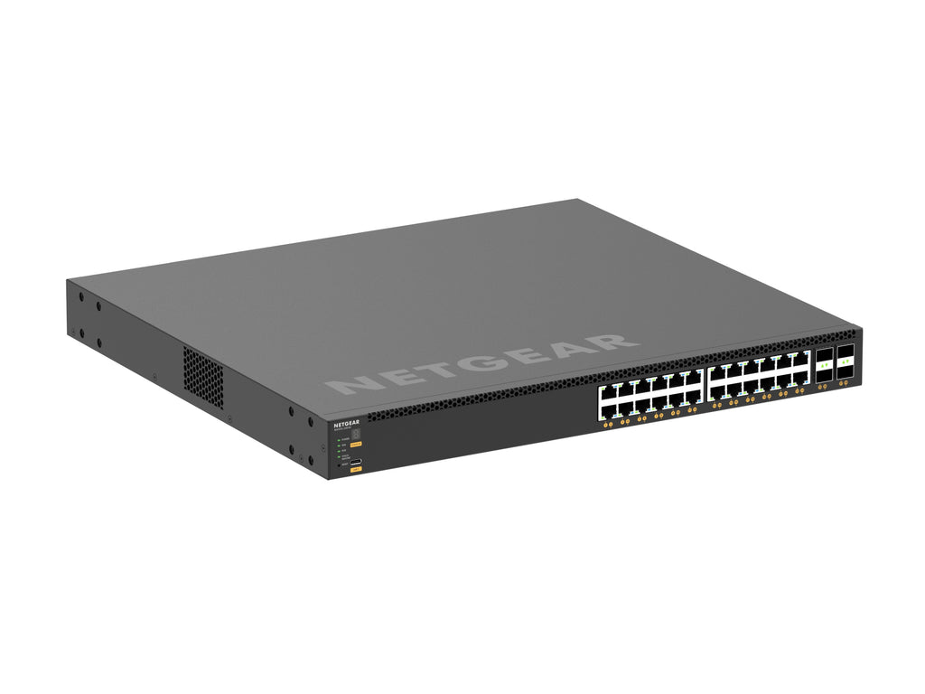 NETGEAR XSM4328CV Switch Géré L3 10G Ethernet PoE 24 Ports RJ-45 1U Noir