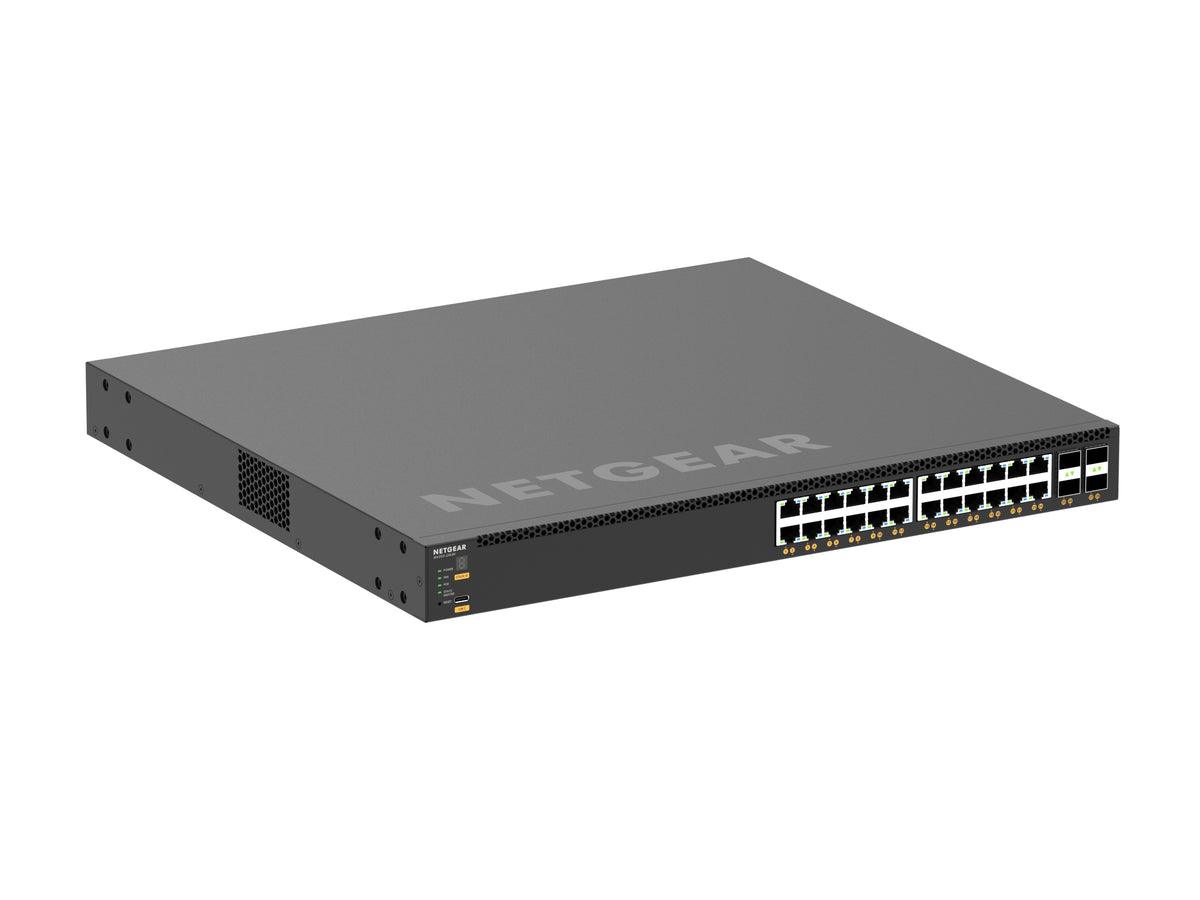 NETGEAR XSM4328CV Switch Géré L3 10G Ethernet PoE 24 Ports RJ-45 1U Noir