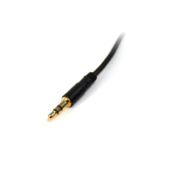 StarTech.com Câble Audio Stéréo Slim 3,5 mm, 90 cm, Mâle vers Mâle