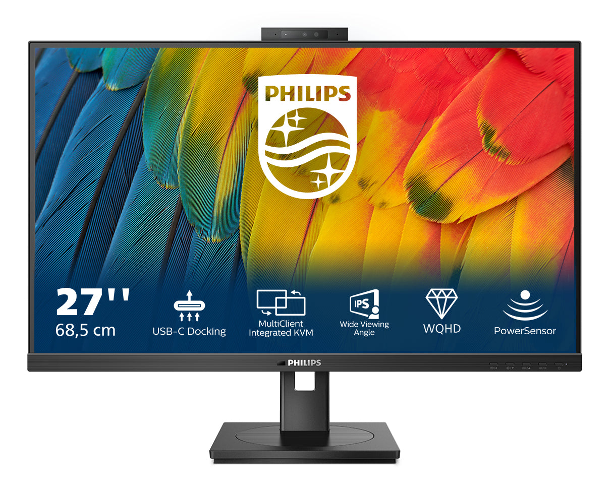 Philips 5000 series 27B1U5601H/00 écran plat de PC 68,6 cm (27") 2560 x 1440 pixels Quad HD LCD Noir